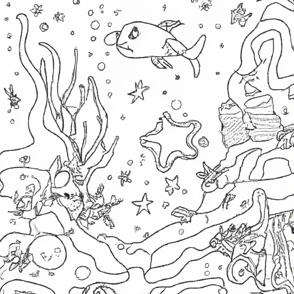 Desvende o Mundo Submarino com Desenhos de Estrelas-do-Mar para Colorir 9 Desvende o Mundo Submarino com Desenhos de Estrelas-do-Mar para Colorir 8
