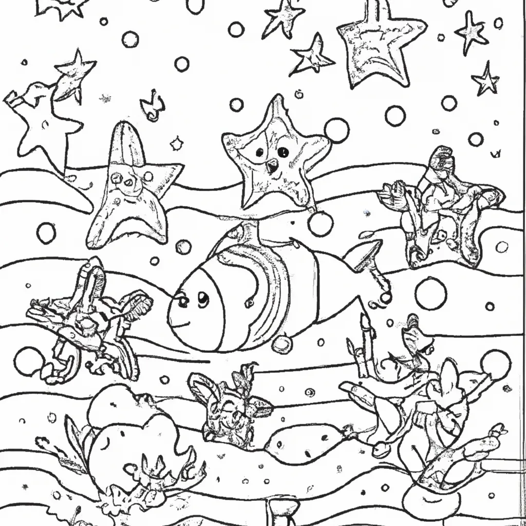 Desvende o Mundo Submarino com Desenhos de Estrelas-do-Mar para Colorir 23 Desvende o Mundo Submarino com Desenhos de Estrelas-do-Mar para Colorir 22