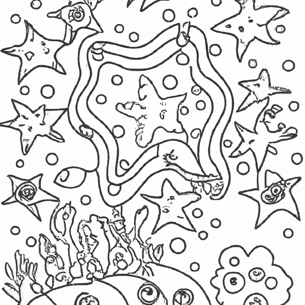 Desvende o Mundo Submarino com Desenhos de Estrelas-do-Mar para Colorir 17 Desvende o Mundo Submarino com Desenhos de Estrelas-do-Mar para Colorir 16