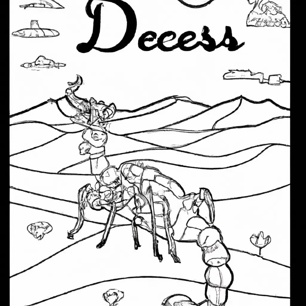 Descubra o Charme do Deserto com Desenhos de Escorpiões para Colorir 16