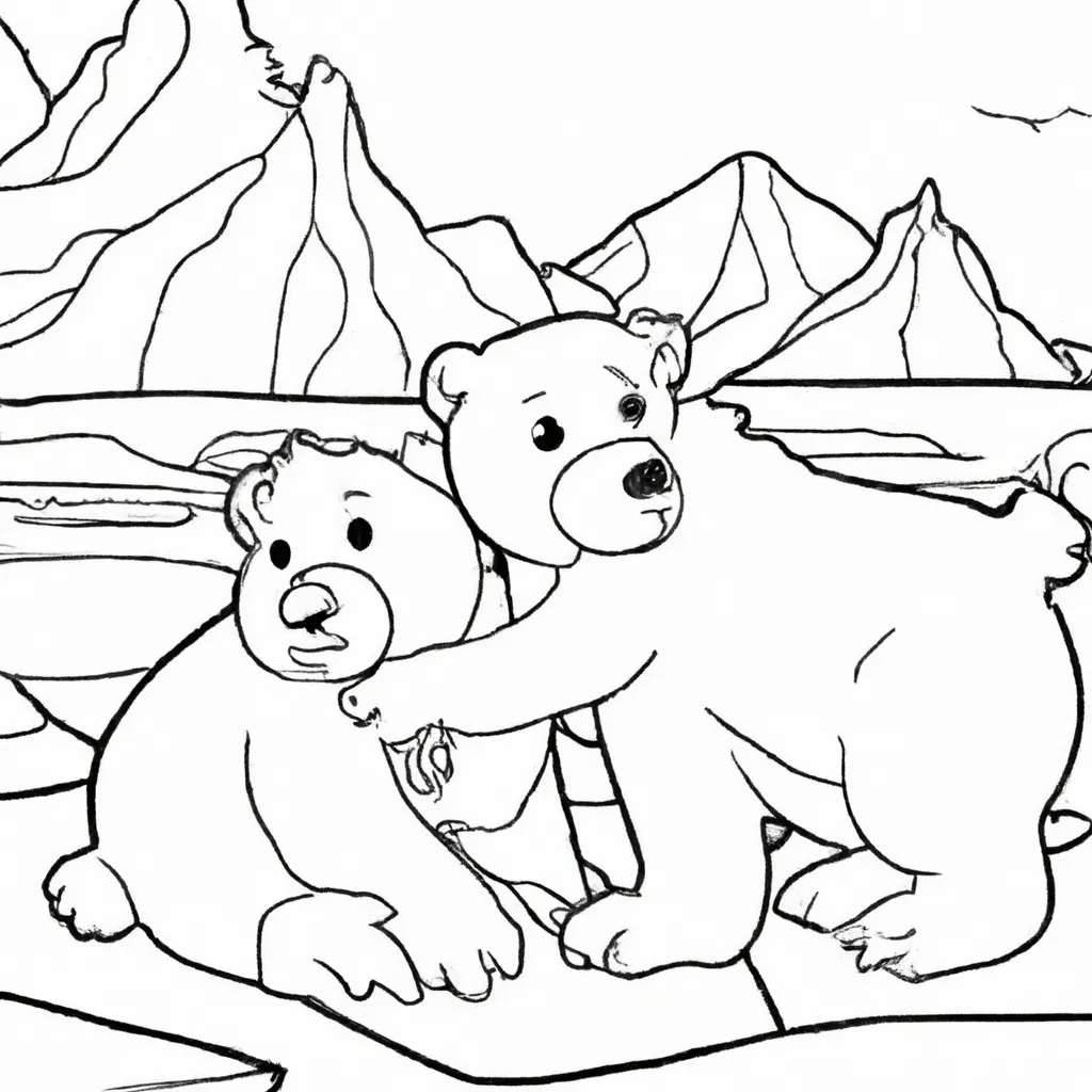 Aventura Polar: Desenhos de Ursos Polares para Colorir 5 Aventura Polar: Desenhos de Ursos Polares para Colorir 4