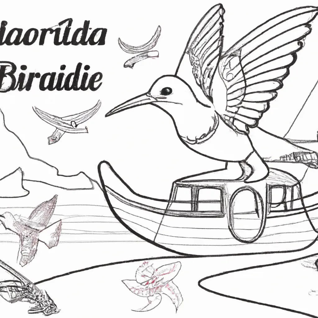 Embarque no Mundo das Aves com Desenhos de Colibris para Colorir 4