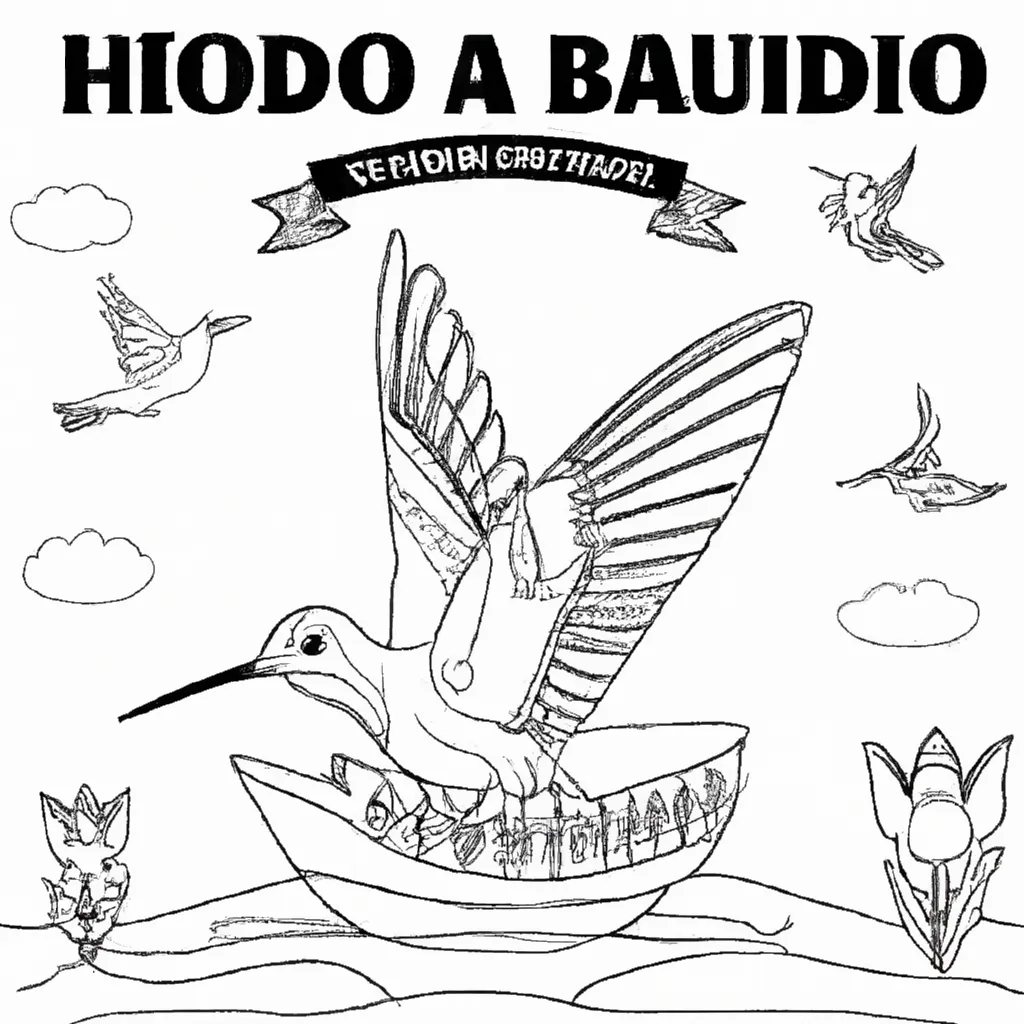 Embarque no Mundo das Aves com Desenhos de Colibris para Colorir 18