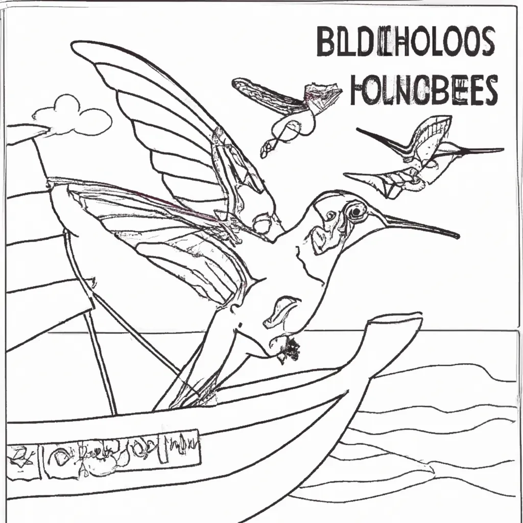 Embarque no Mundo das Aves com Desenhos de Colibris para Colorir 26