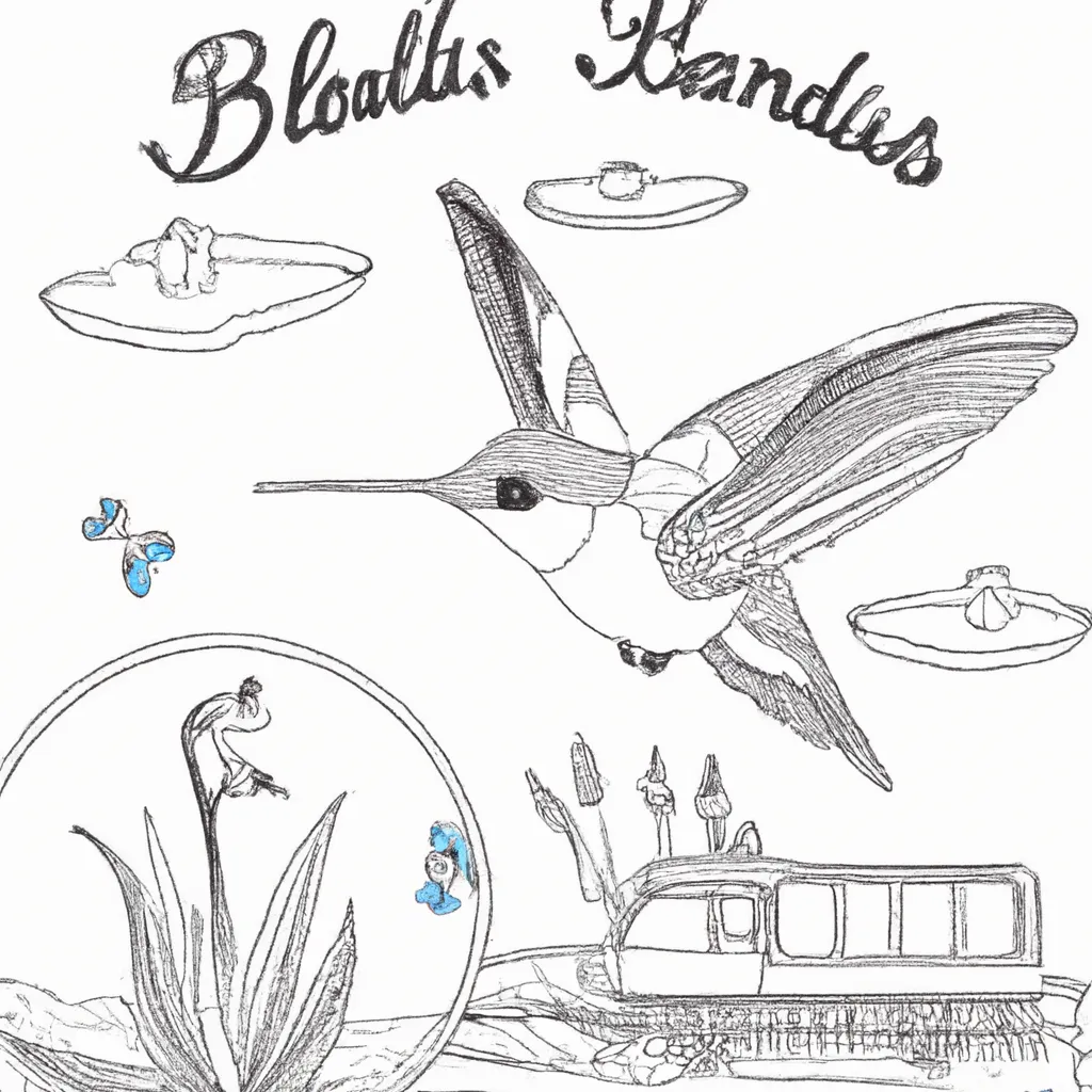 Embarque no Mundo das Aves com Desenhos de Colibris para Colorir 12