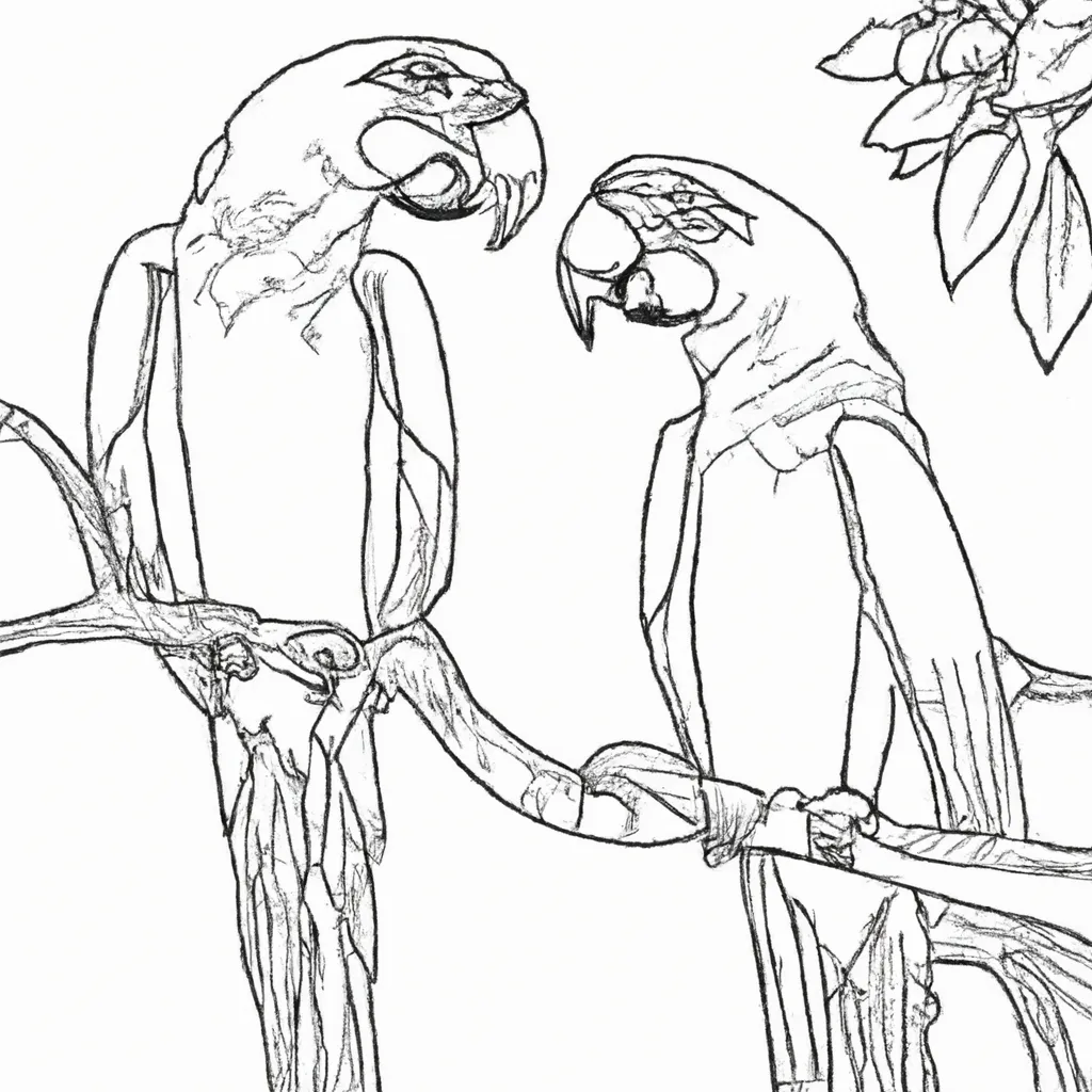 Criatividade em Alta com Desenhos de Araras para Colorir 21 Criatividade em Alta com Desenhos de Araras para Colorir 20