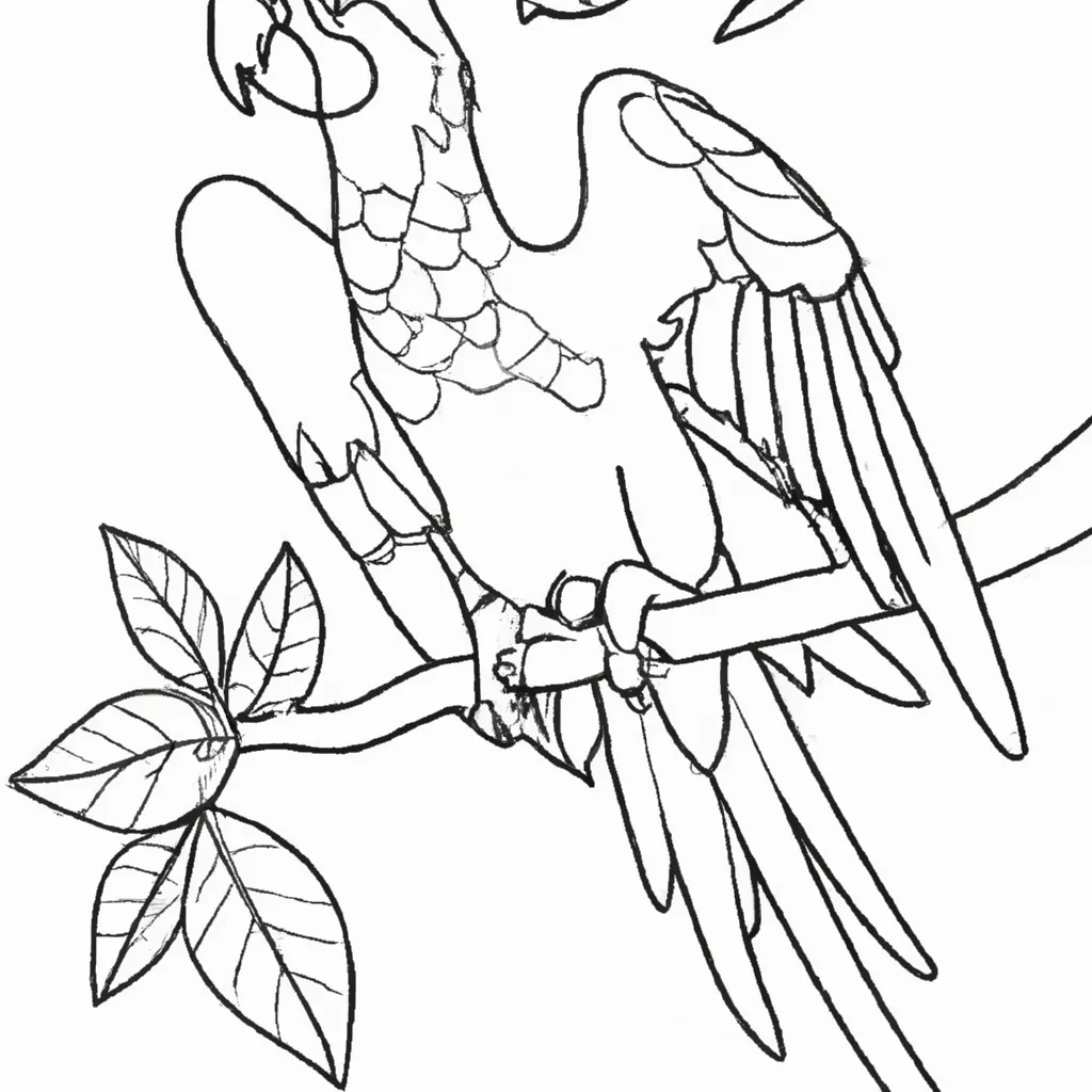 Criatividade em Alta com Desenhos de Araras para Colorir 19 Criatividade em Alta com Desenhos de Araras para Colorir 18