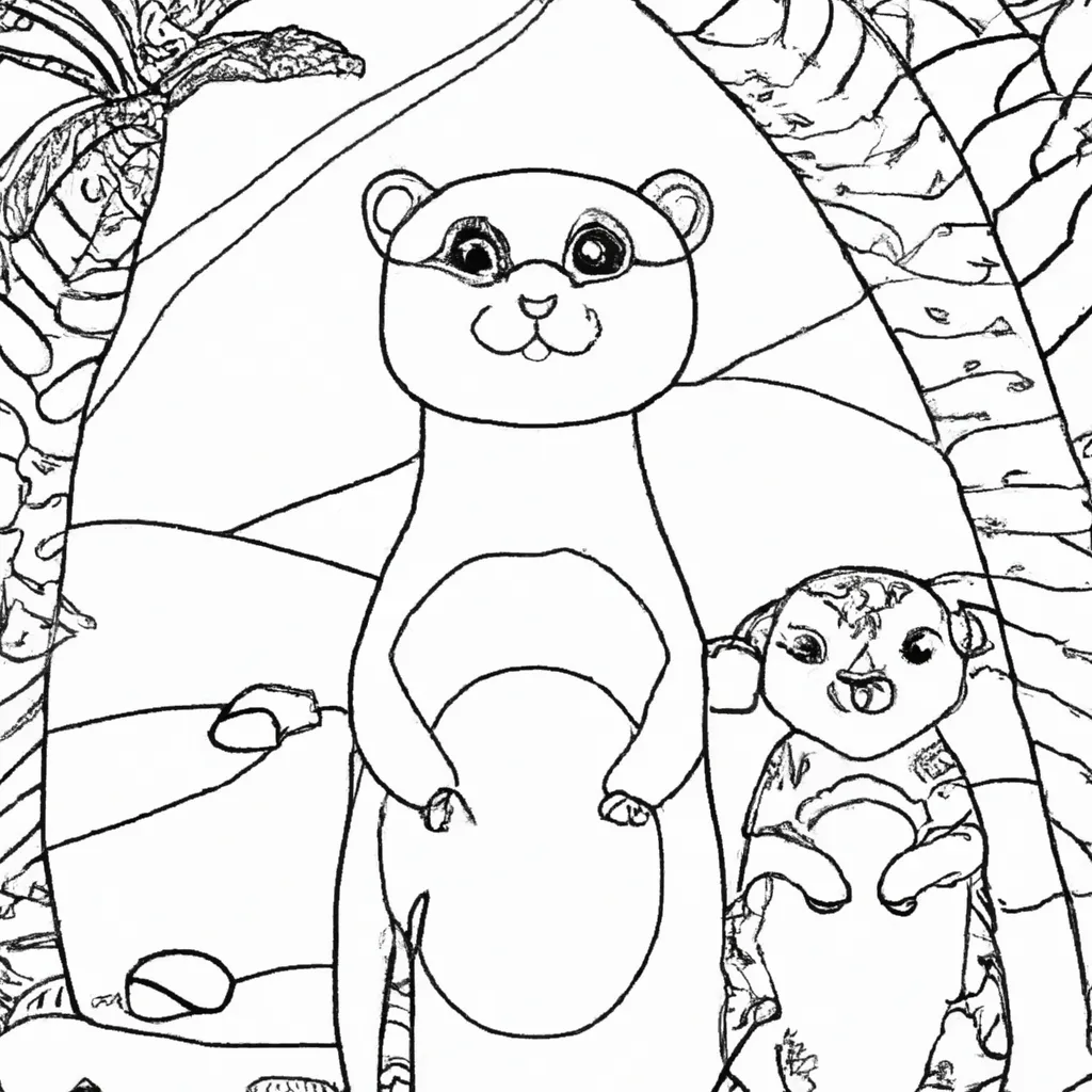 Entre no Mundo Selvagem com Desenhos de Suricatas para Colorir 27 Entre no Mundo Selvagem com Desenhos de Suricatas para Colorir 26