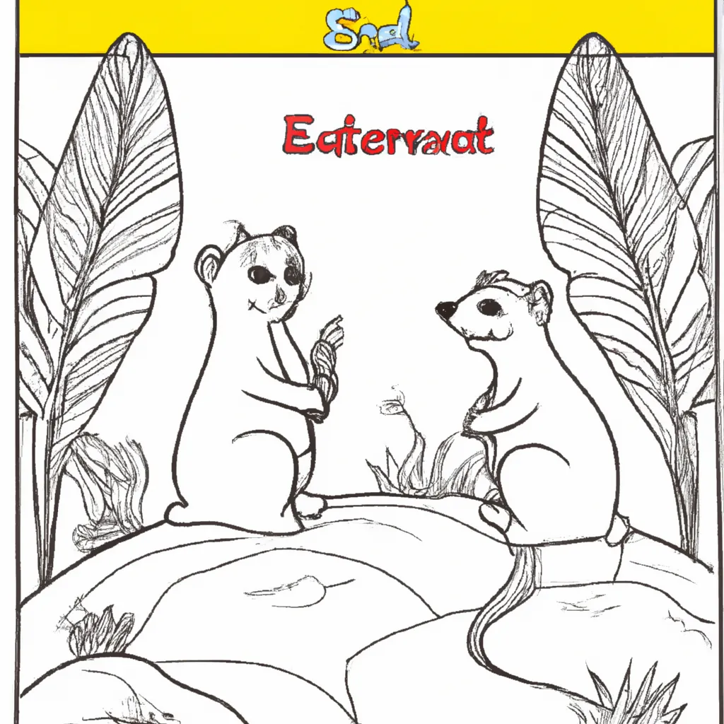 Entre no Mundo Selvagem com Desenhos de Suricatas para Colorir 29 Entre no Mundo Selvagem com Desenhos de Suricatas para Colorir 28