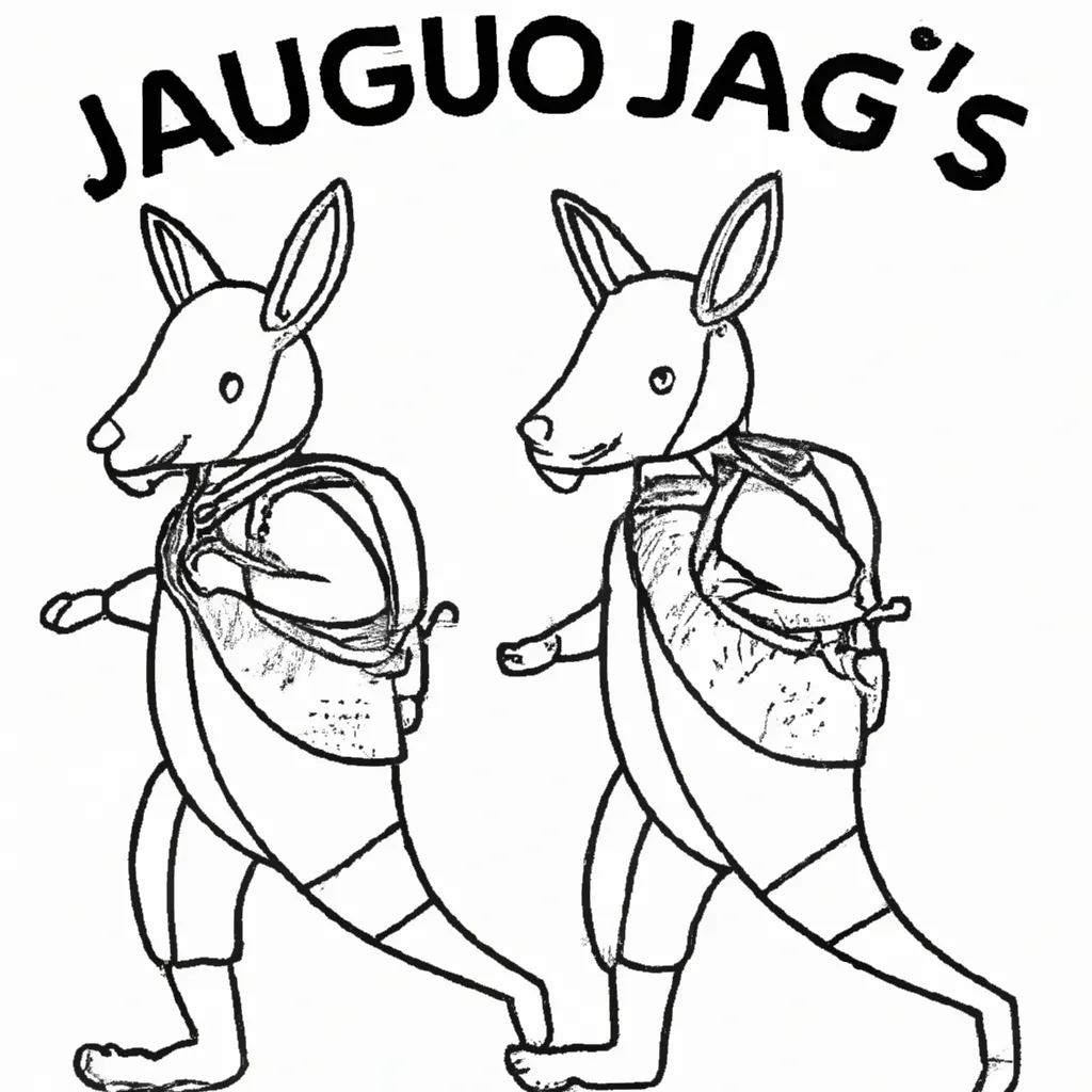 Aventure-se com Desenhos de Cangurus para Colorir 27 Aventure-se com Desenhos de Cangurus para Colorir 26
