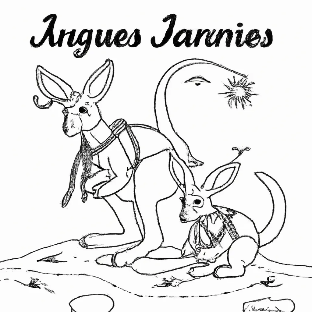 Aventure-se com Desenhos de Cangurus para Colorir 29 Aventure-se com Desenhos de Cangurus para Colorir 28