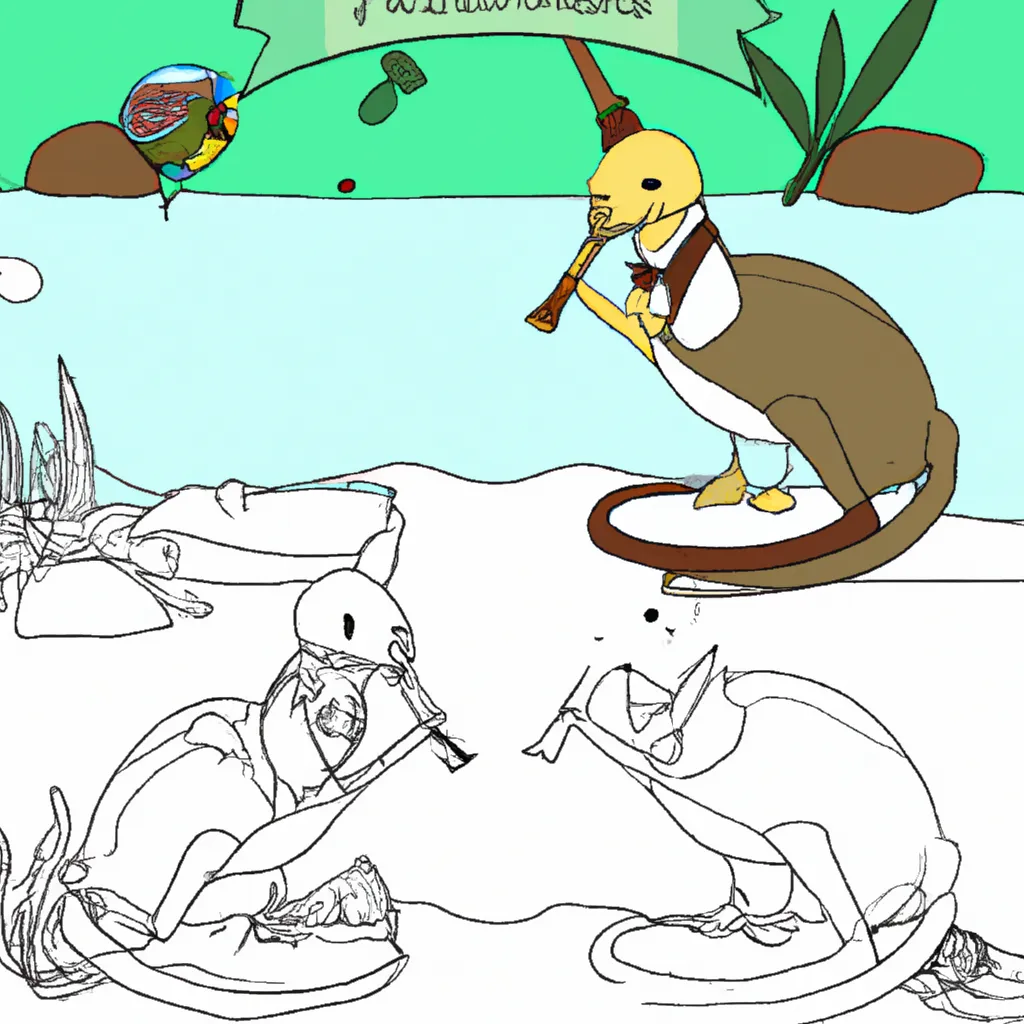 Desperte a Curiosidade com Desenhos de Ornitorrincos para Colorir 28