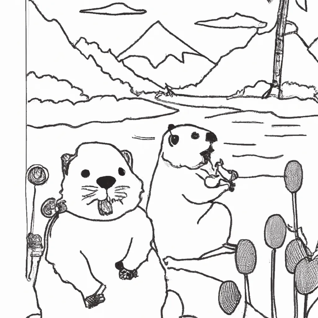 Desenhos de Castores para Colorir: Aventure-se na Natureza 7 Desenhos de Castores para Colorir: Aventure-se na Natureza 6