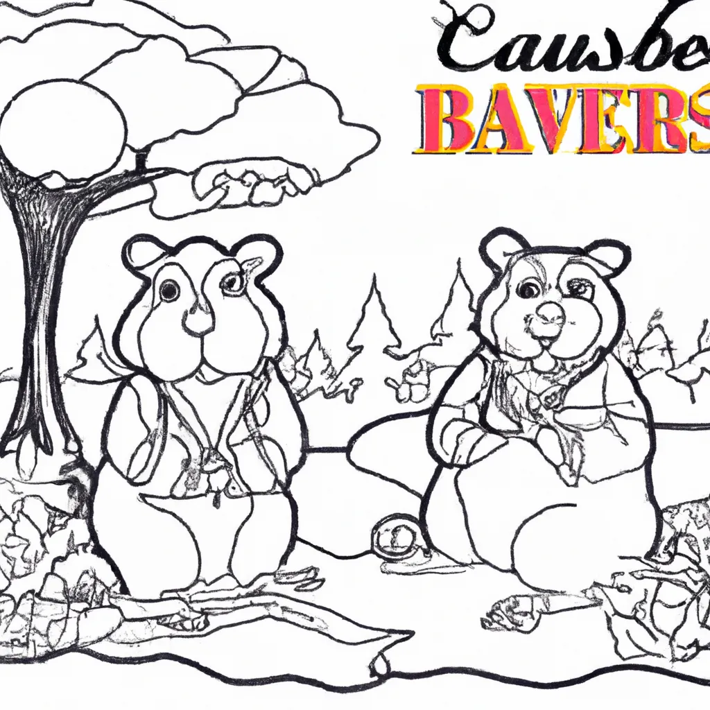 Desenhos de Castores para Colorir: Aventure-se na Natureza 29 Desenhos de Castores para Colorir: Aventure-se na Natureza 28