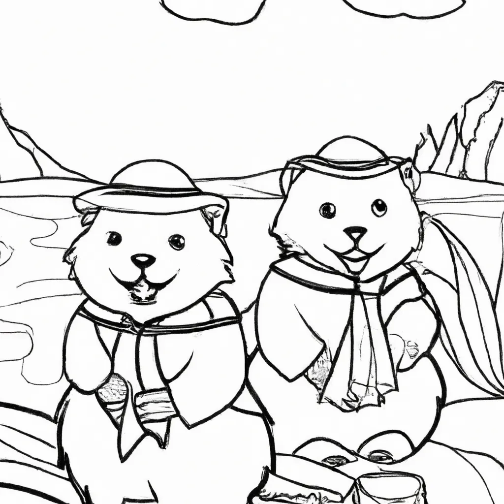 Desenhos de Castores para Colorir: Aventure-se na Natureza 13 Desenhos de Castores para Colorir: Aventure-se na Natureza 12