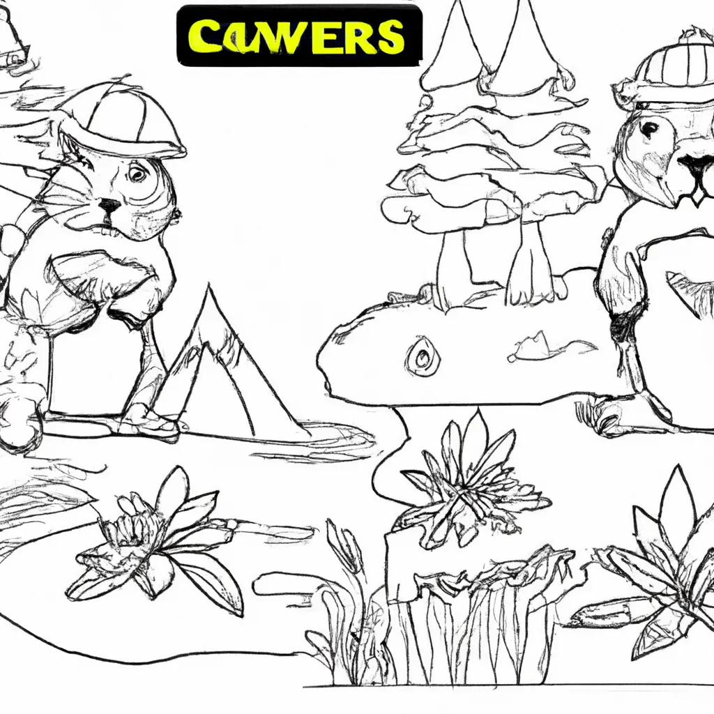 Desenhos de Castores para Colorir: Aventure-se na Natureza 15 Desenhos de Castores para Colorir: Aventure-se na Natureza 14