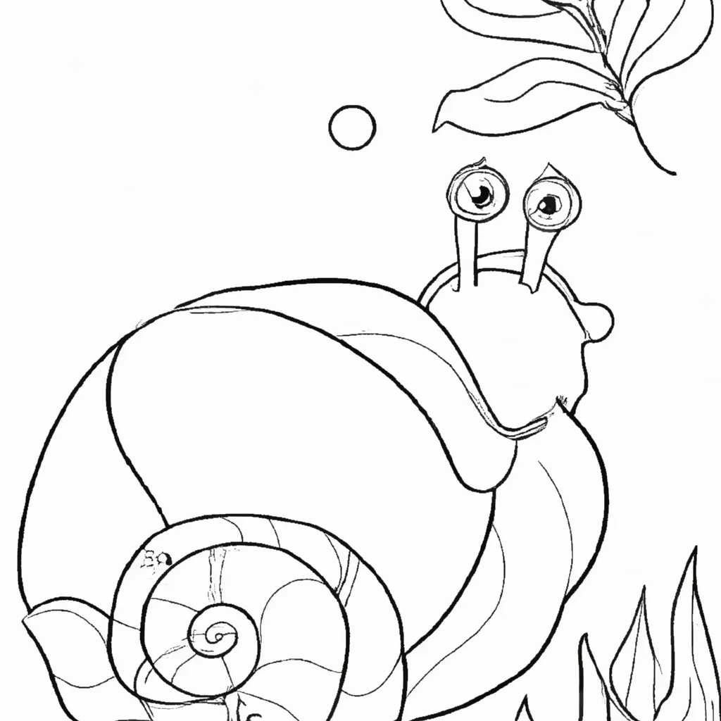 Mergulhe no Mundo dos Pequenos Animais: Desenhos de Caracóis para Colorir 1 Mergulhe no Mundo dos Pequenos Animais: Desenhos de Caracóis para Colorir