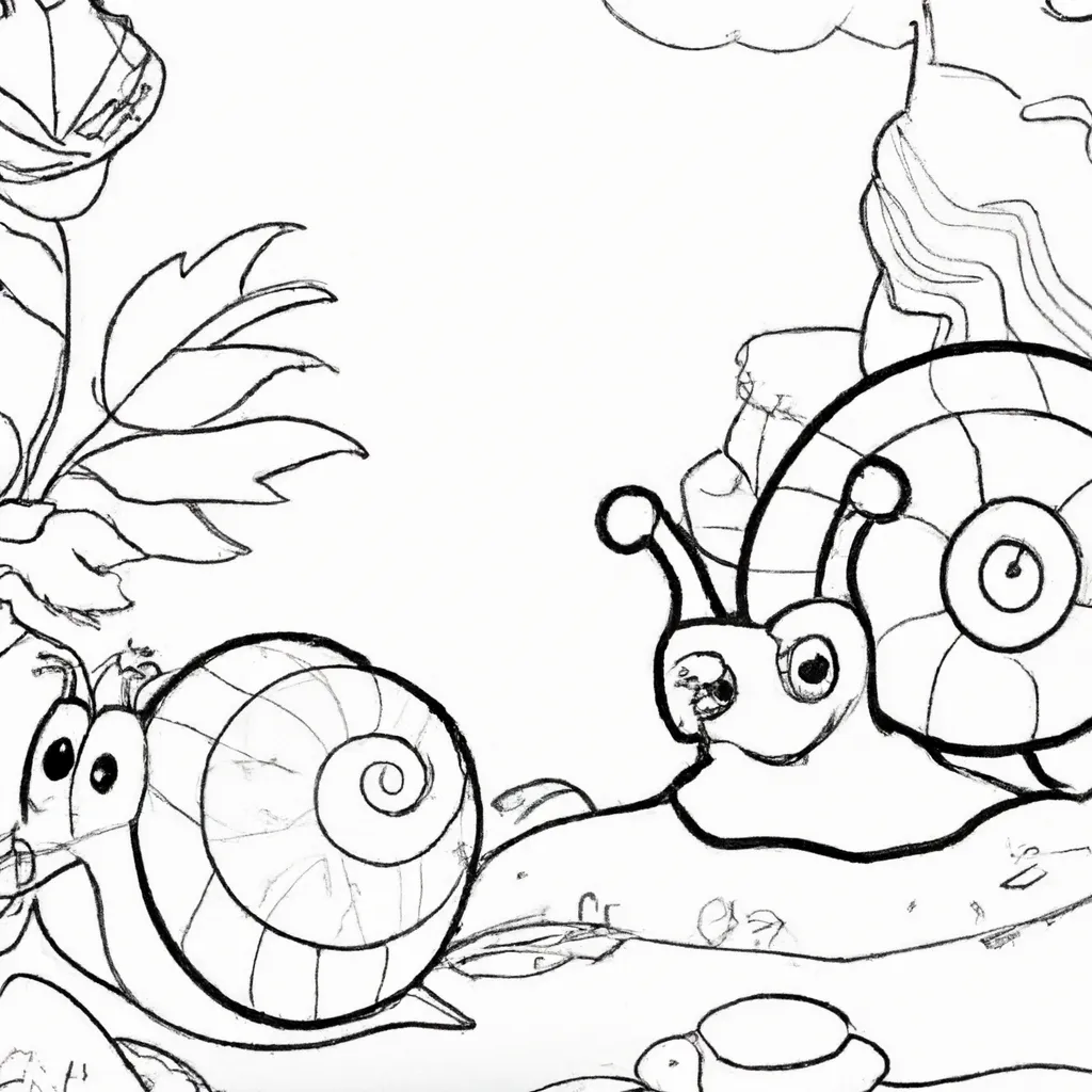 Mergulhe no Mundo dos Pequenos Animais: Desenhos de Caracóis para Colorir 17 Mergulhe no Mundo dos Pequenos Animais: Desenhos de Caracóis para Colorir 16