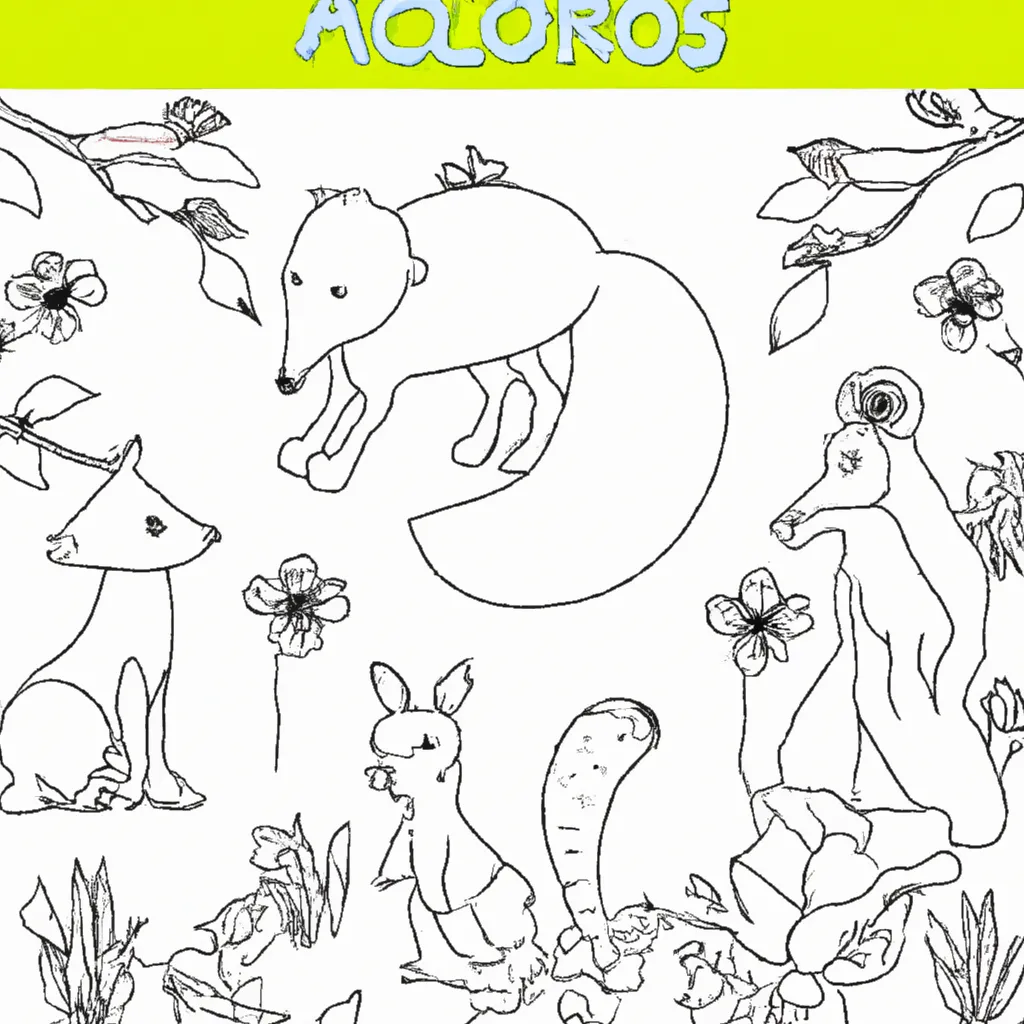 Conheça os Animais da Floresta com Desenhos de Texugos para Colorir 4