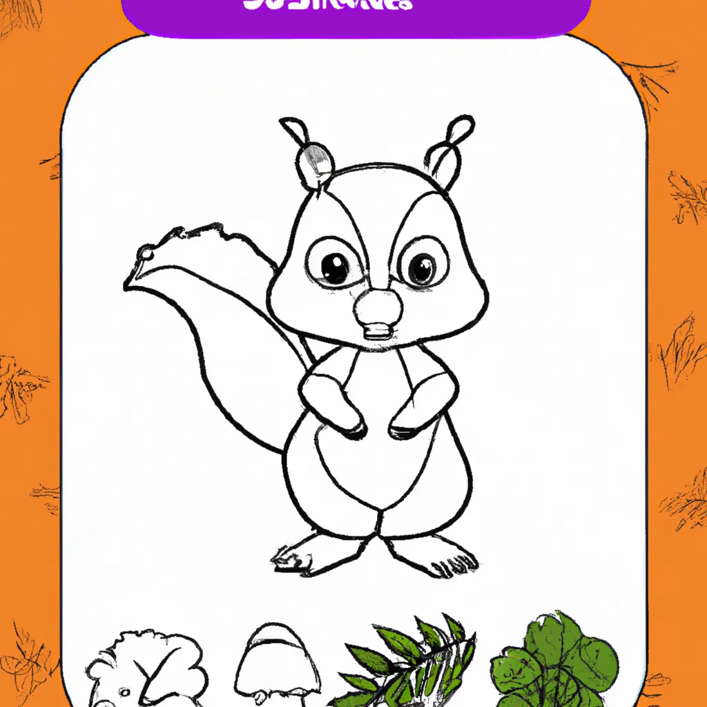 Conheça os Animais da Floresta com Desenhos de Texugos para Colorir 10