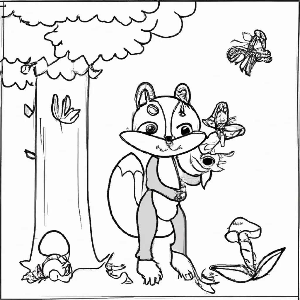 Conheça os Animais da Floresta com Desenhos de Texugos para Colorir 22