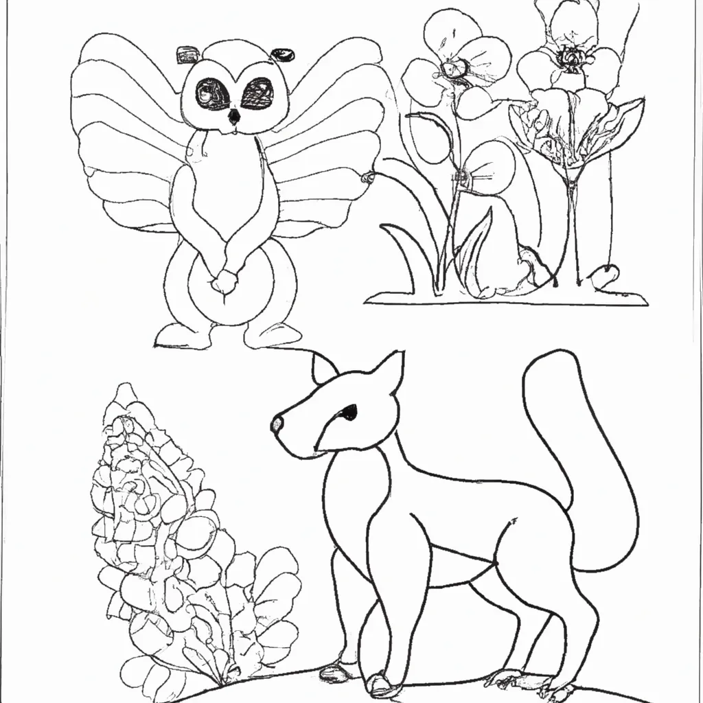 Conheça os Animais da Floresta com Desenhos de Texugos para Colorir 28