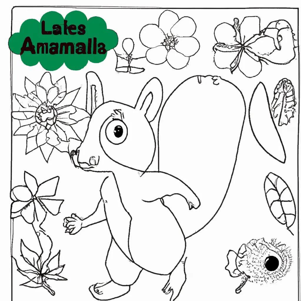 Conheça os Animais da Floresta com Desenhos de Texugos para Colorir 12