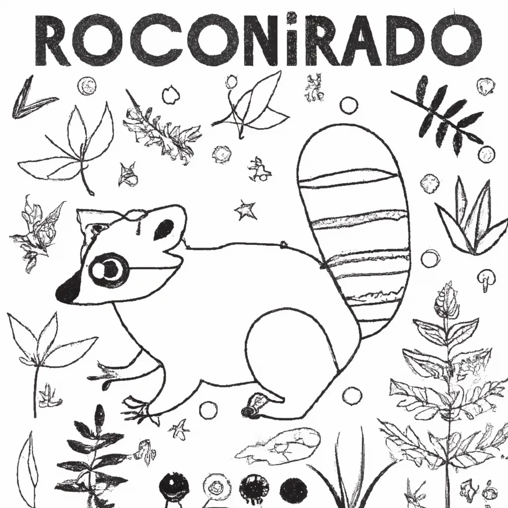 Conheça os Animais da Floresta com Desenhos de Texugos para Colorir 14