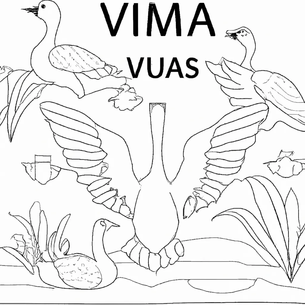 Viva a Natureza com Desenhos de Gansos para Colorir 20