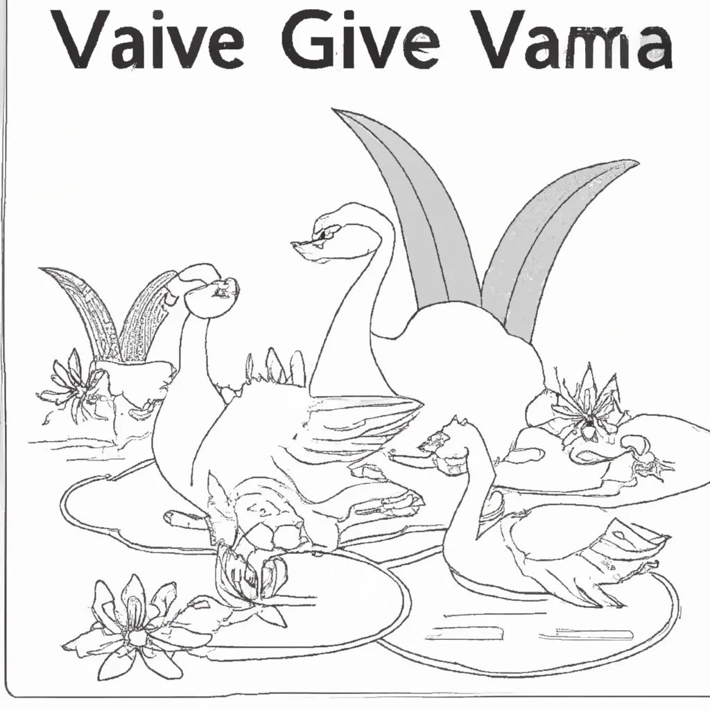 Viva a Natureza com Desenhos de Gansos para Colorir 16