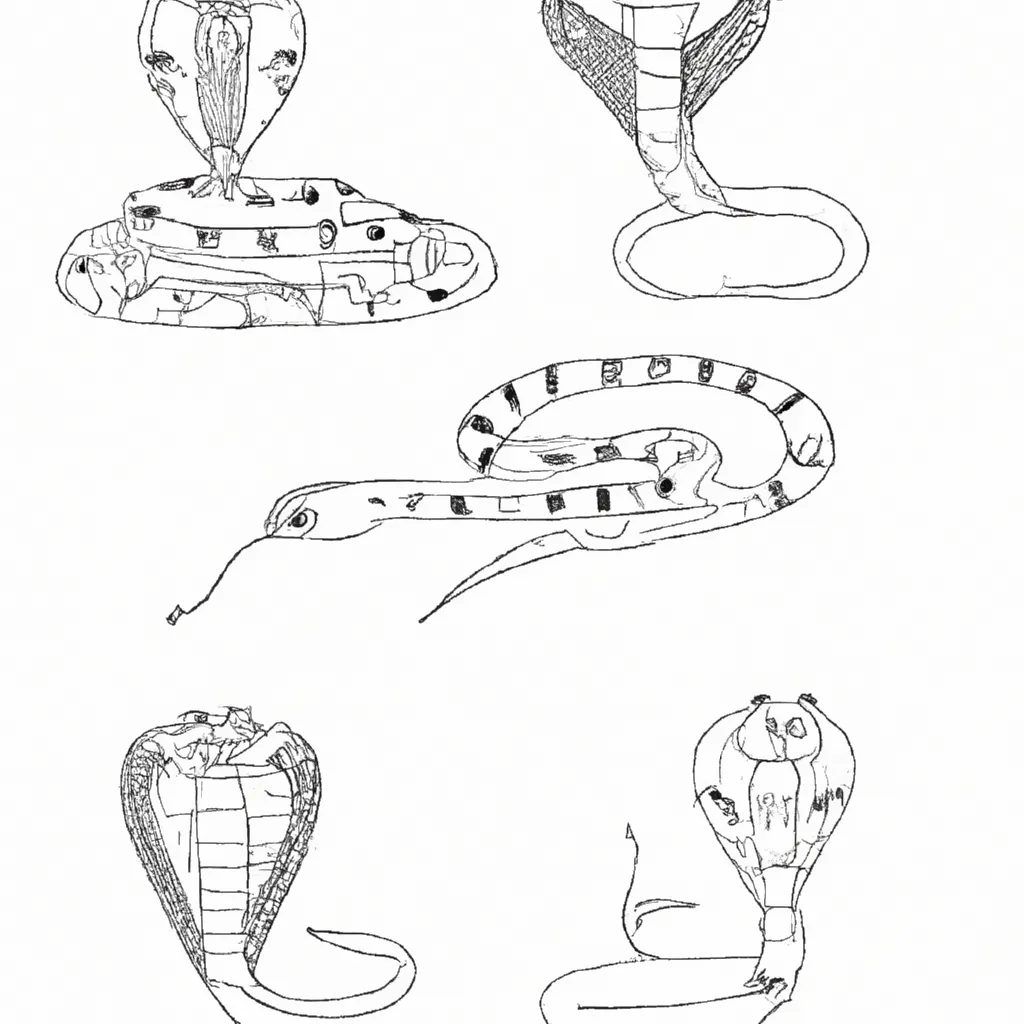 Inove com Desenhos de Cobras para Colorir 31
