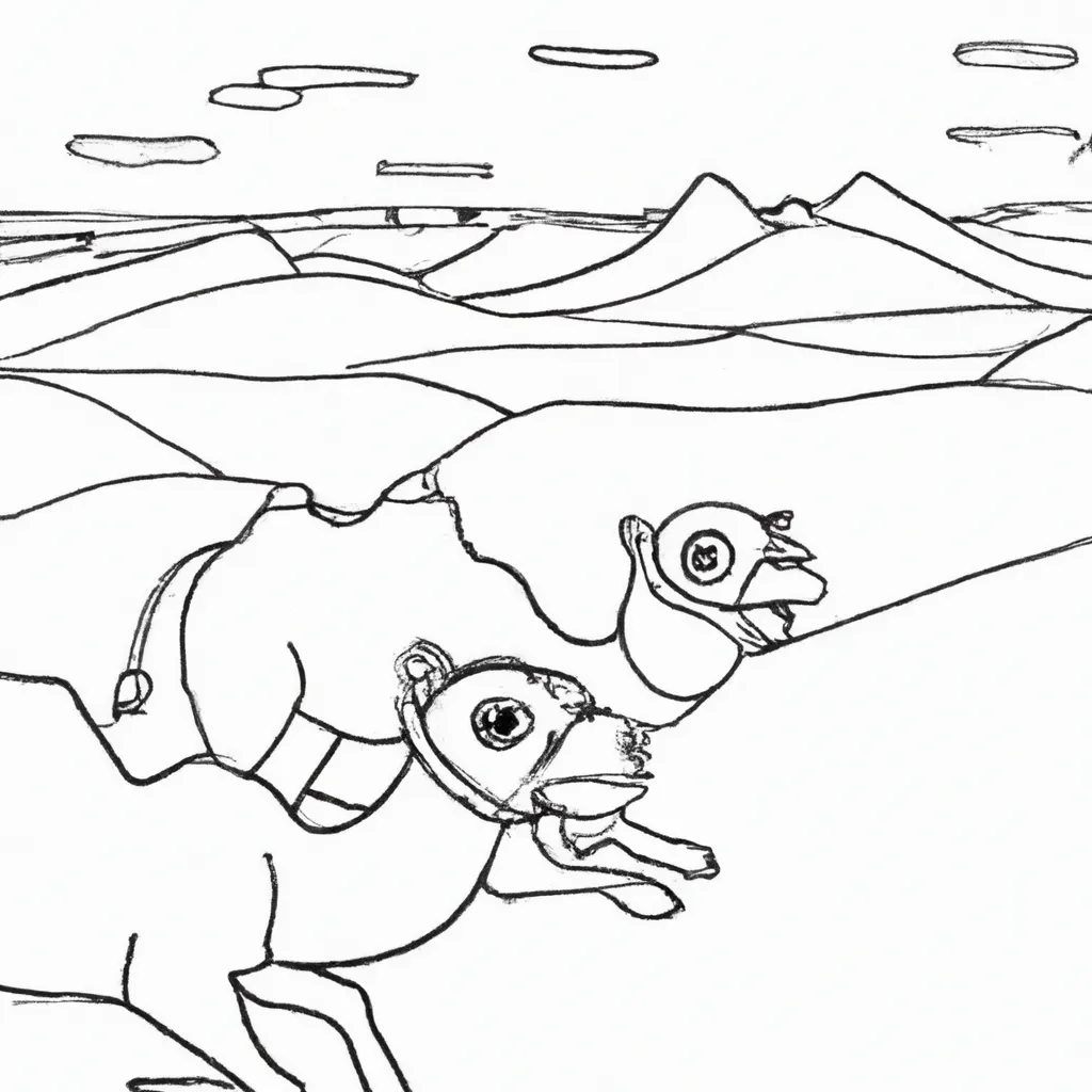 Viaje pelo Deserto com Desenhos de Dromedários para Colorir 25 Viaje pelo Deserto com Desenhos de Dromedários para Colorir 24