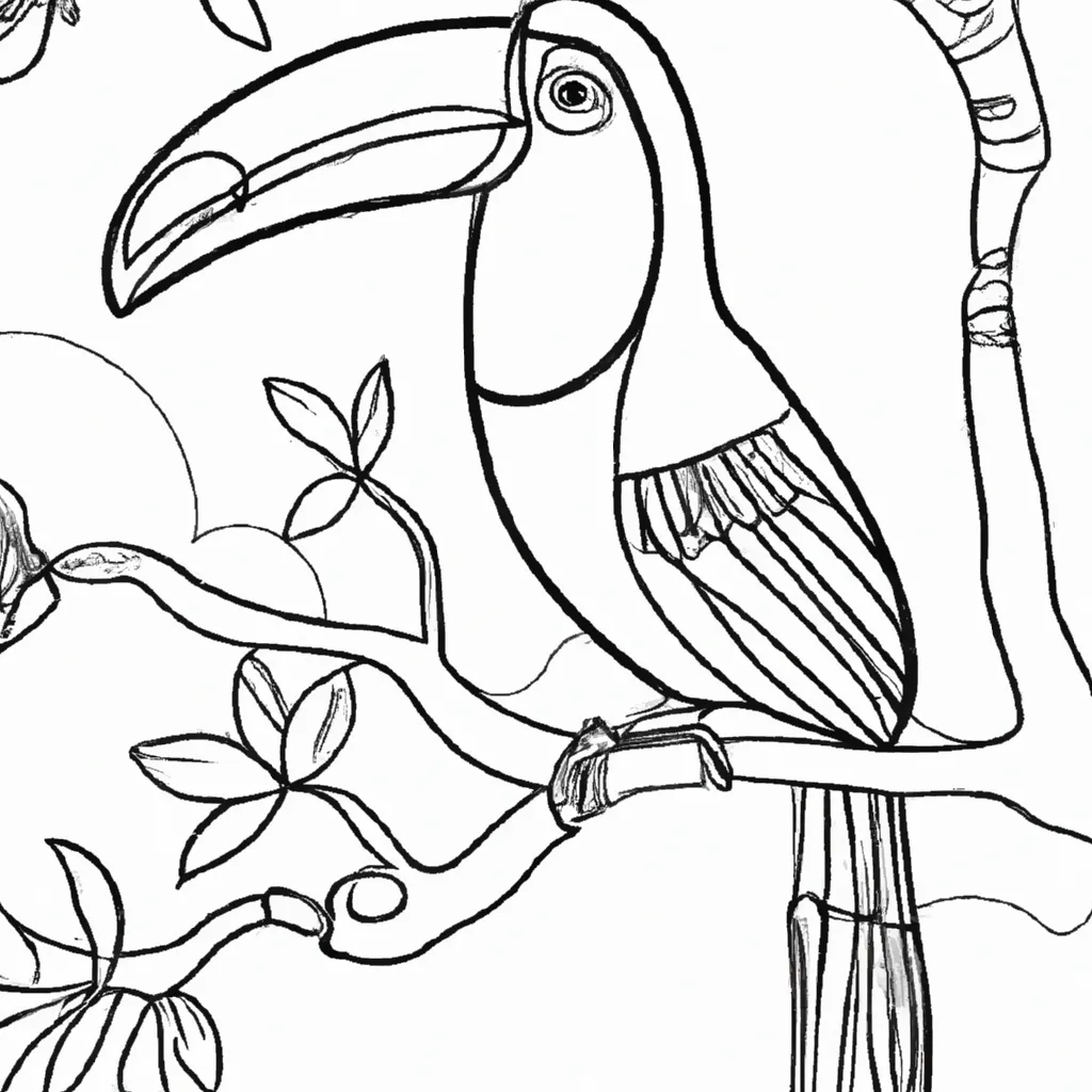 Explore a Magia dos Pássaros com Desenhos de Tucanos para Colorir 13 Explore a Magia dos Pássaros com Desenhos de Tucanos para Colorir 12