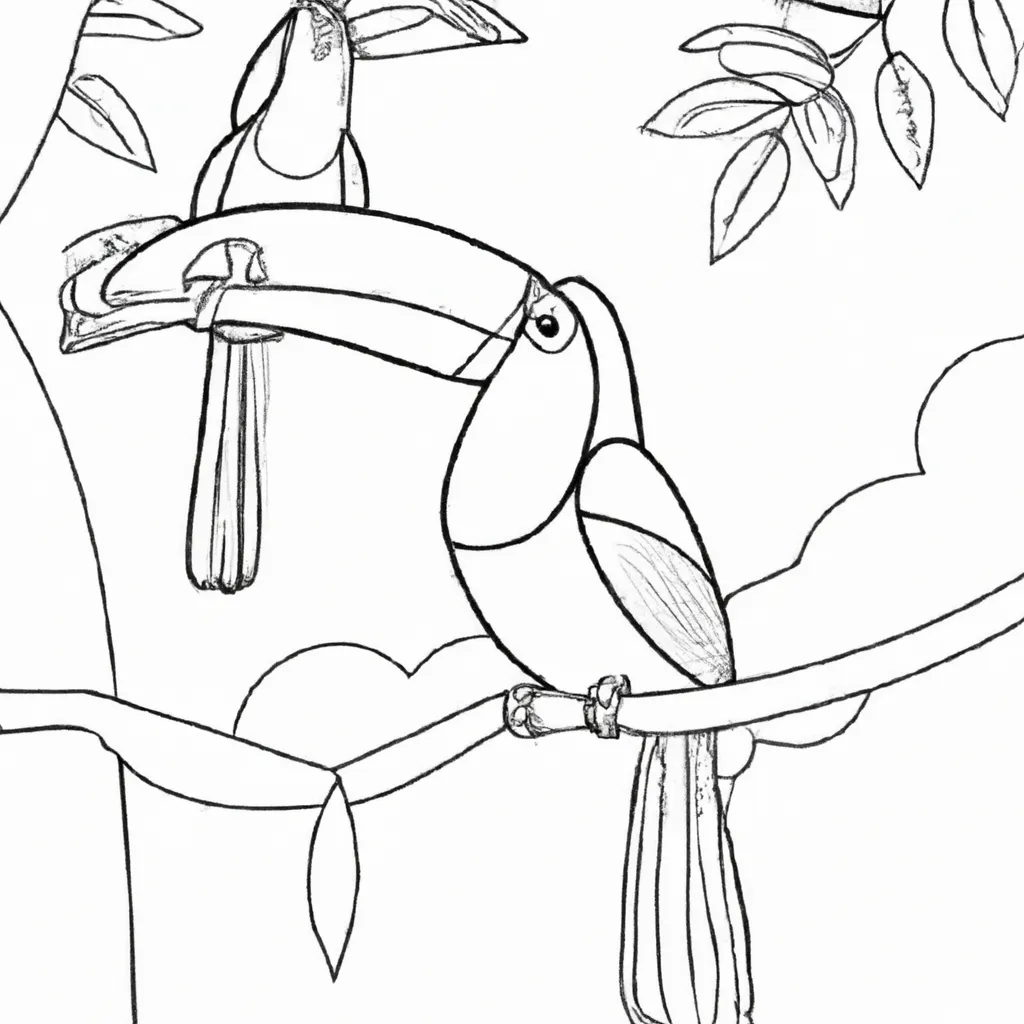 Explore a Magia dos Pássaros com Desenhos de Tucanos para Colorir 15 Explore a Magia dos Pássaros com Desenhos de Tucanos para Colorir 14