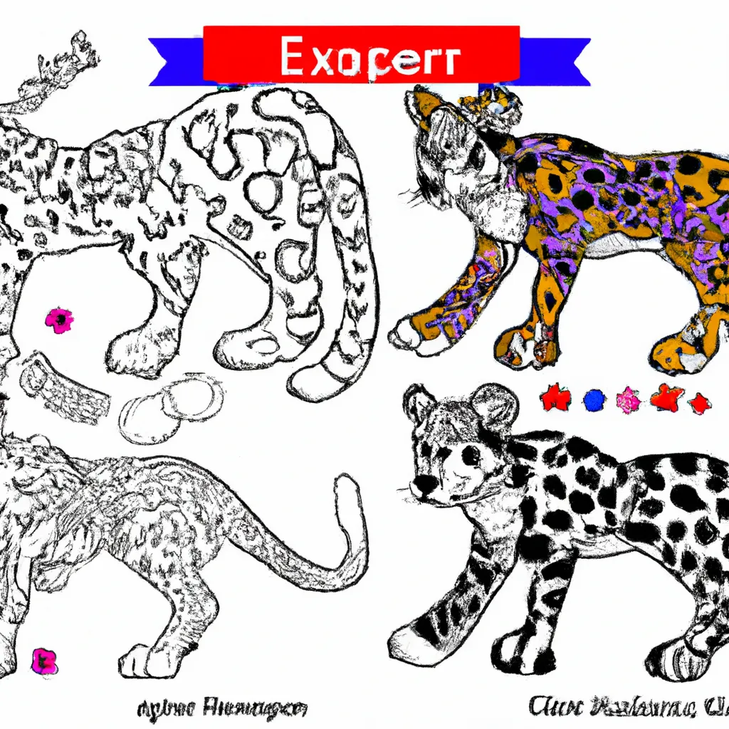 Explore a Diversidade de Desenhos de Leopardo para Colorir 22