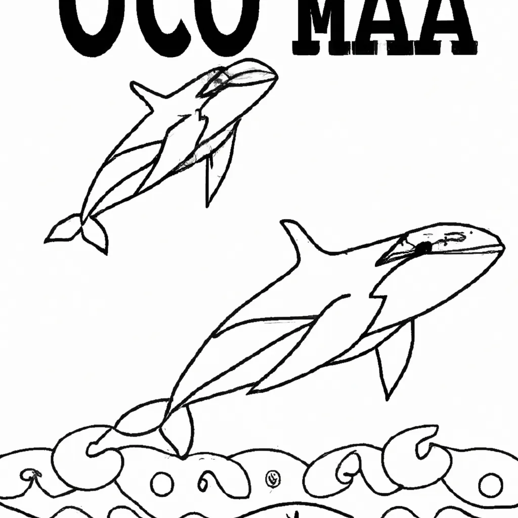 Viva a Emoção do Oceano com Desenhos de Orcas para Colorir 12