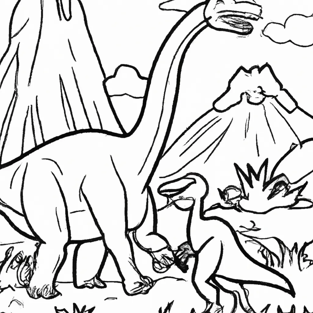Solte Sua Imaginação com Desenhos de Dinossauros para Colorir 11 Solte Sua Imaginação com Desenhos de Dinossauros para Colorir 10