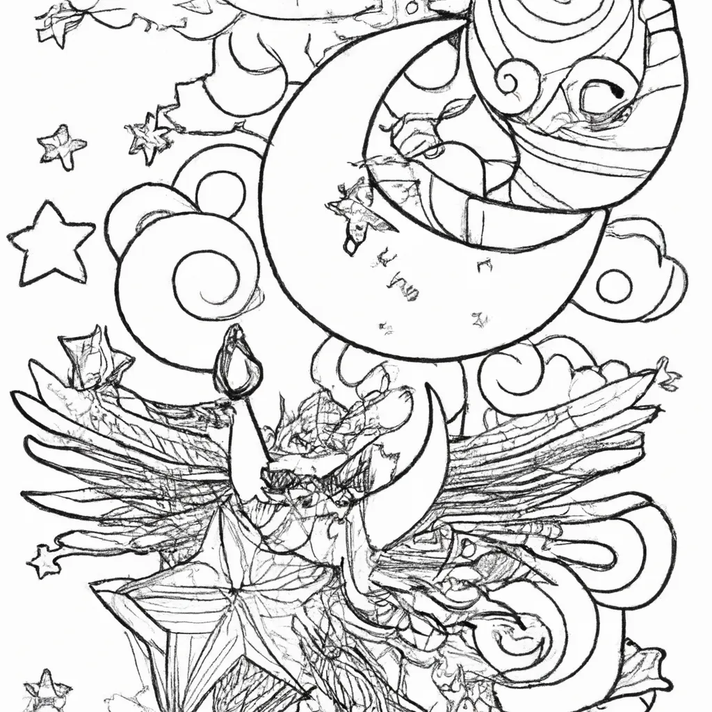 Adentre o Mundo Mágico dos Desenhos de Fênix para Colorir 10