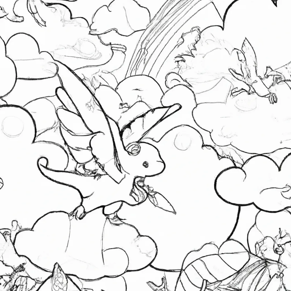 Adentre o Mundo Mágico dos Desenhos de Fênix para Colorir 28