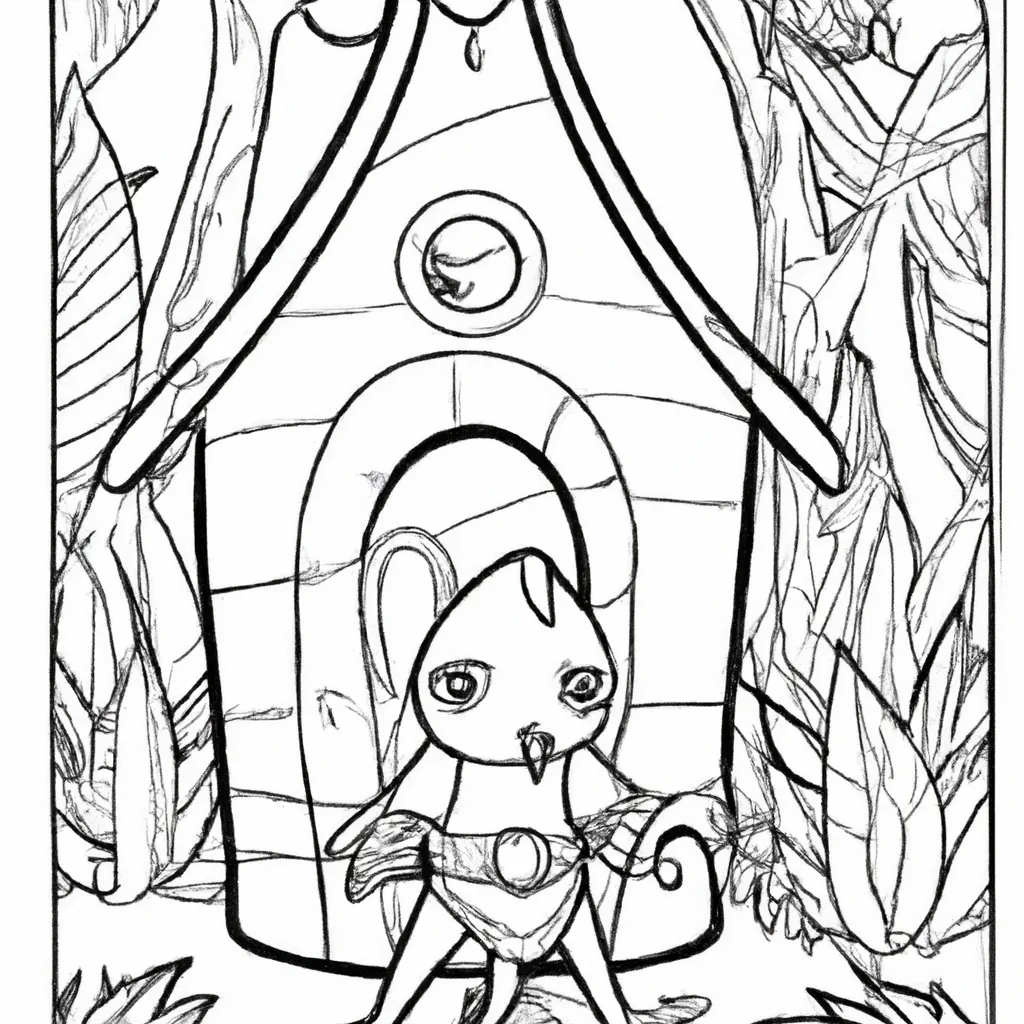 Adentre o Mundo Mágico dos Desenhos de Fênix para Colorir 16