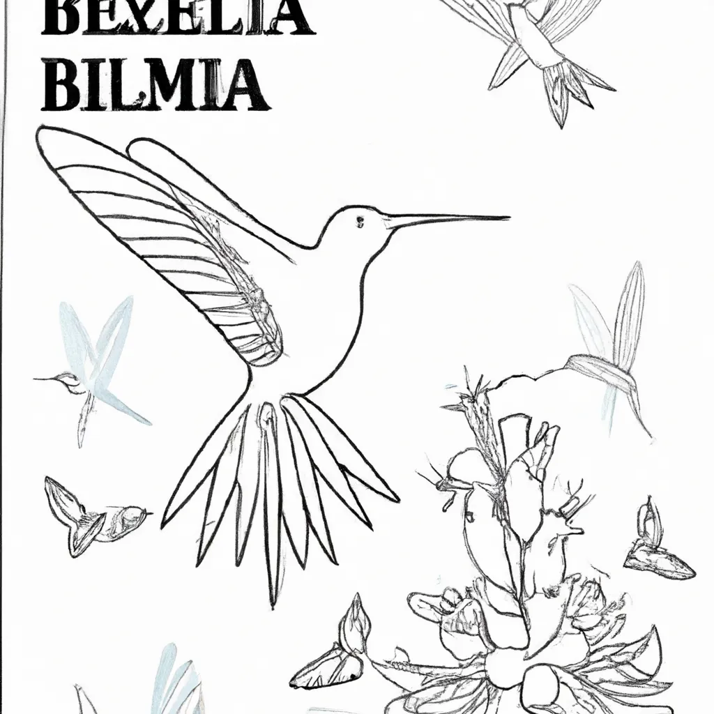 Deixe a Arte Voar com Desenhos de Beija-Flores para Colorir 25 Deixe a Arte Voar com Desenhos de Beija-Flores para Colorir 24