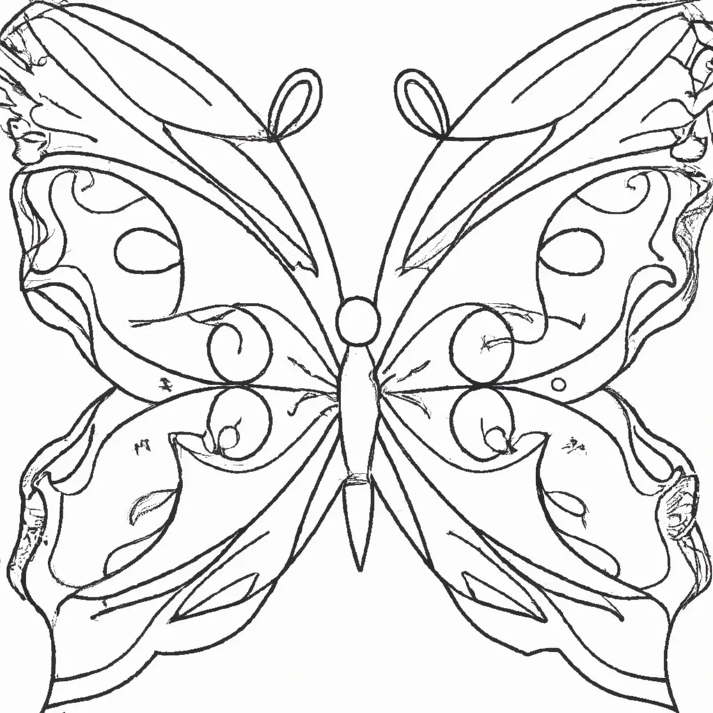 Solte a Imaginação com Desenhos de Mariposas para Colorir 7 Solte a Imaginação com Desenhos de Mariposas para Colorir 6