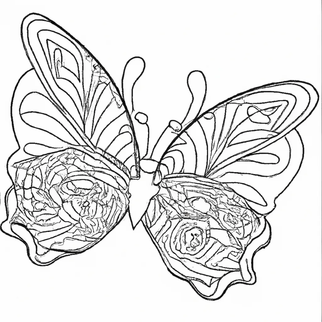 Solte a Imaginação com Desenhos de Mariposas para Colorir 27 Solte a Imaginação com Desenhos de Mariposas para Colorir 26