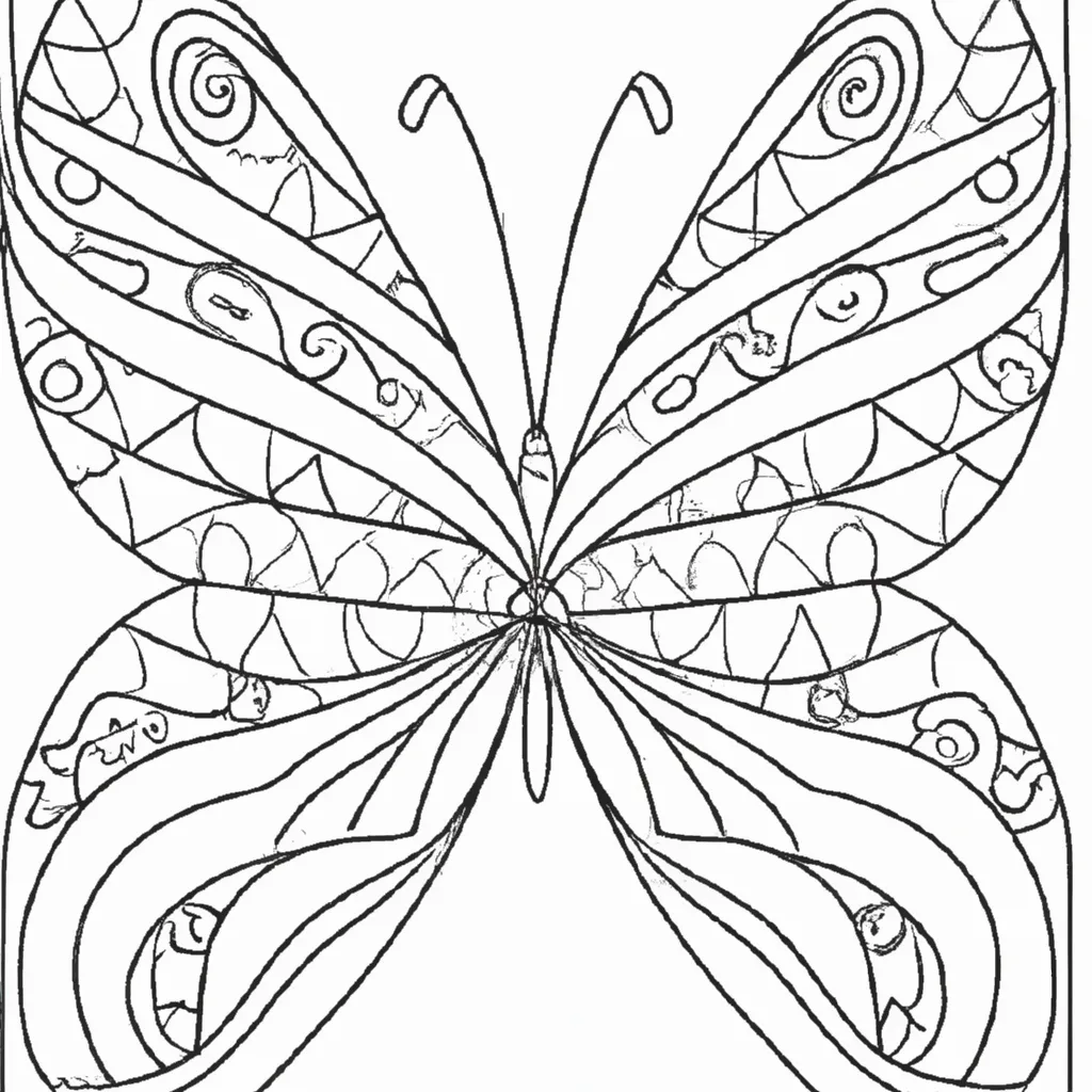 Solte a Imaginação com Desenhos de Mariposas para Colorir 17 Solte a Imaginação com Desenhos de Mariposas para Colorir 16