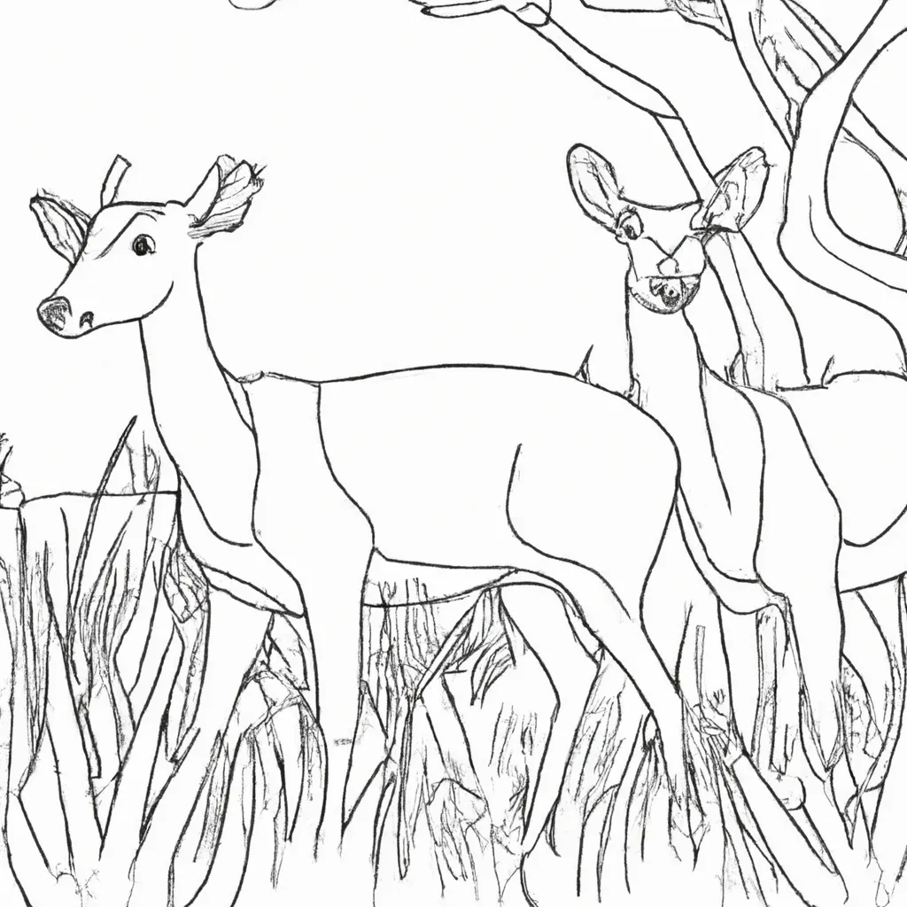 Conheça a Vida Selvagem com Desenhos de Antílopes para Colorir 27 Conheça a Vida Selvagem com Desenhos de Antílopes para Colorir 26
