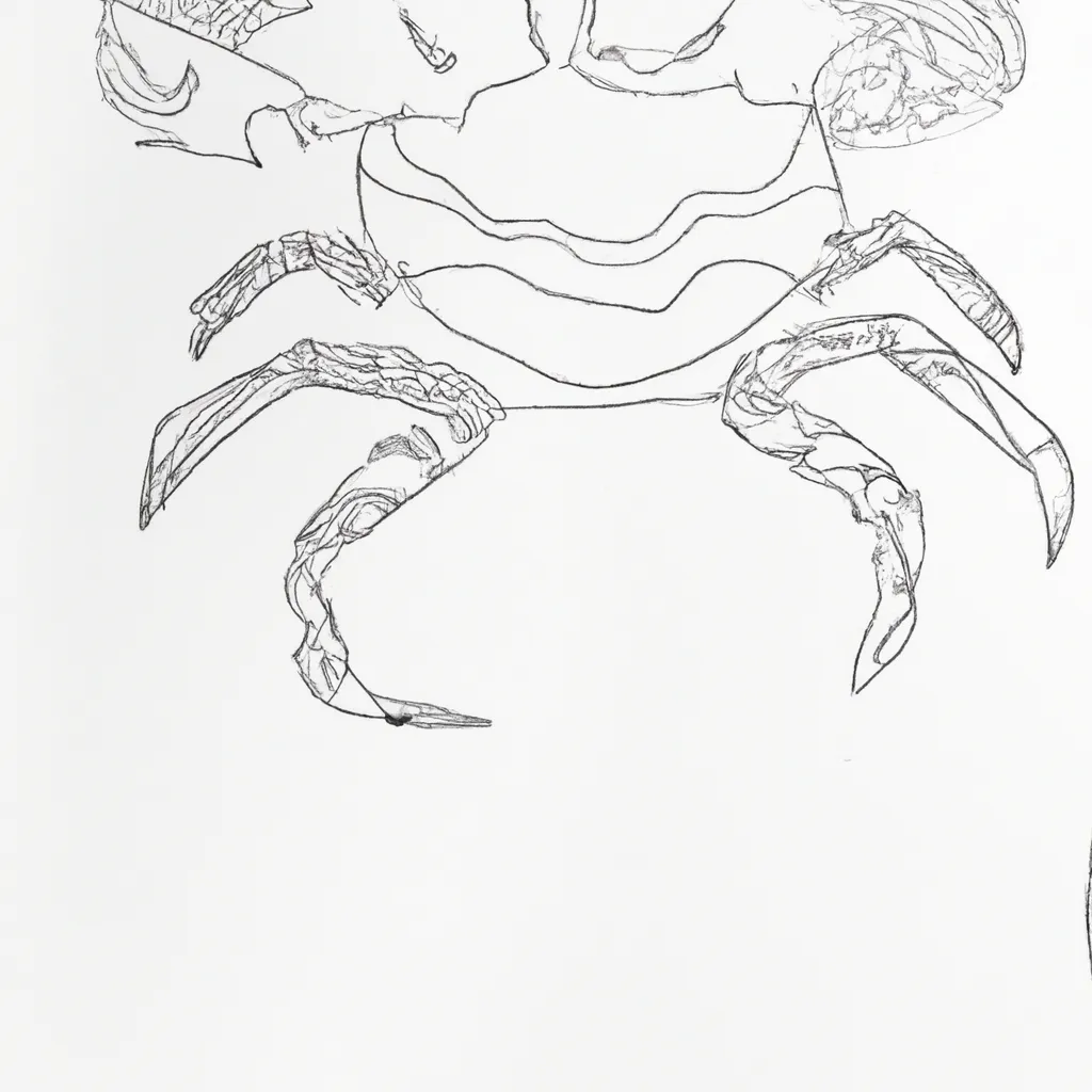 Arte Submarina: Desenhos de Caranguejos para Colorir 26