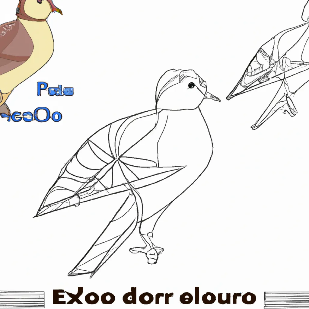 Explore o Mundo das Aves com Desenhos de Pombos para Colorir 1 Explore o Mundo das Aves com Desenhos de Pombos para Colorir