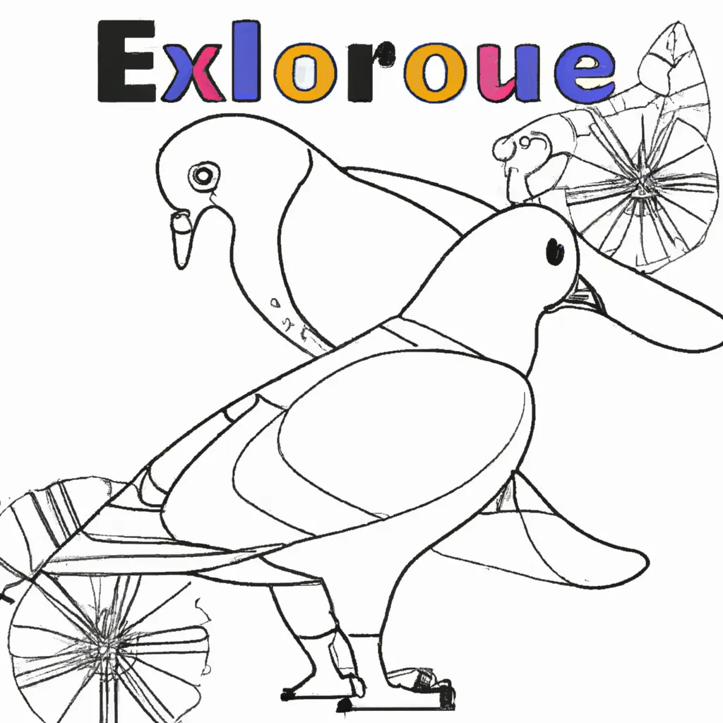 Explore o Mundo das Aves com Desenhos de Pombos para Colorir 7 Explore o Mundo das Aves com Desenhos de Pombos para Colorir 6