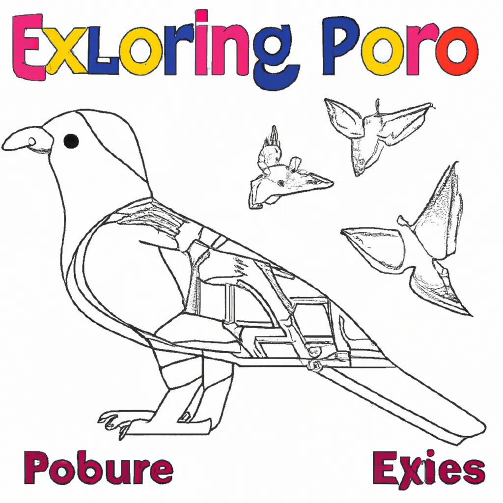 Explore o Mundo das Aves com Desenhos de Pombos para Colorir 28