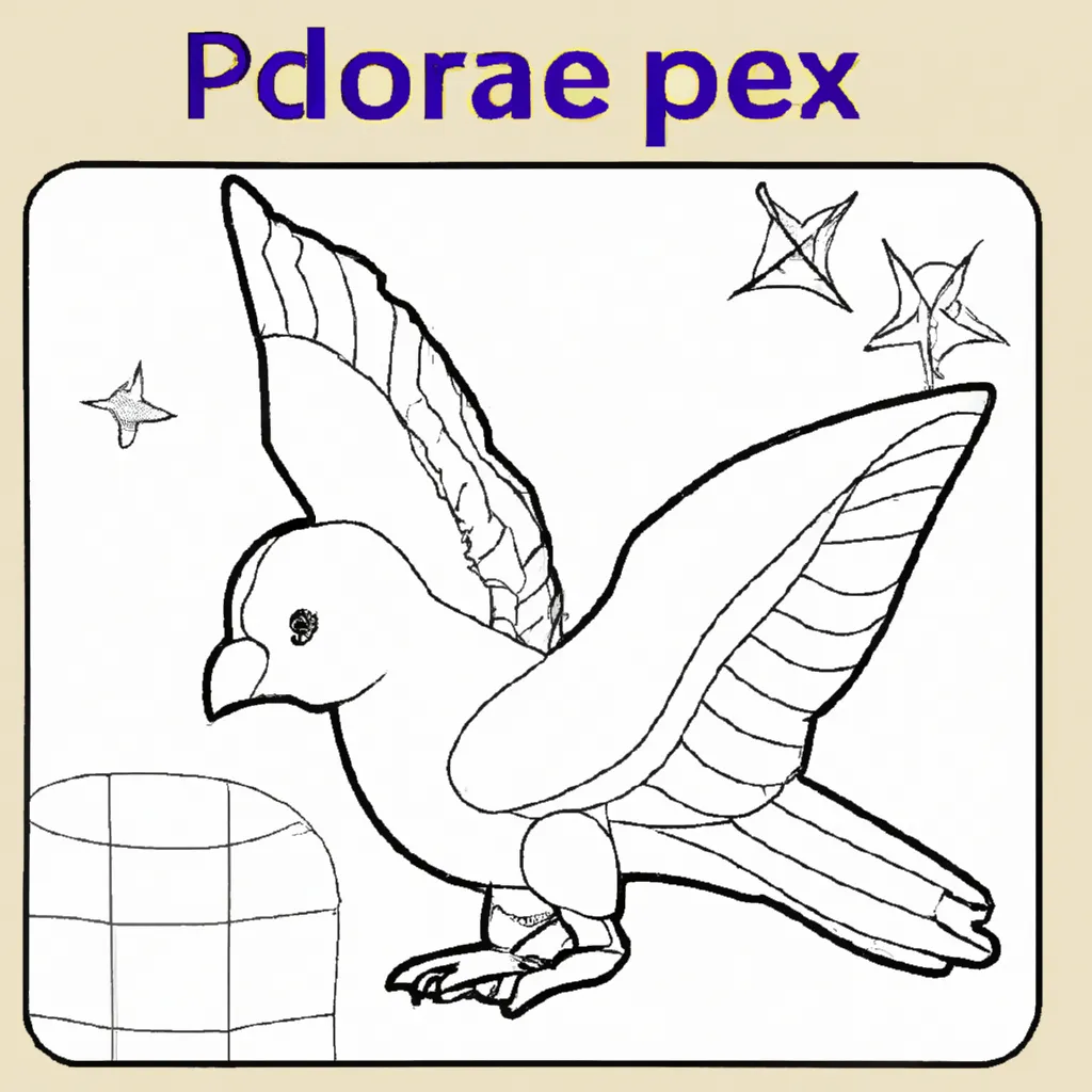 Explore o Mundo das Aves com Desenhos de Pombos para Colorir 13 Explore o Mundo das Aves com Desenhos de Pombos para Colorir 12